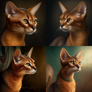 Abyssinian cat 